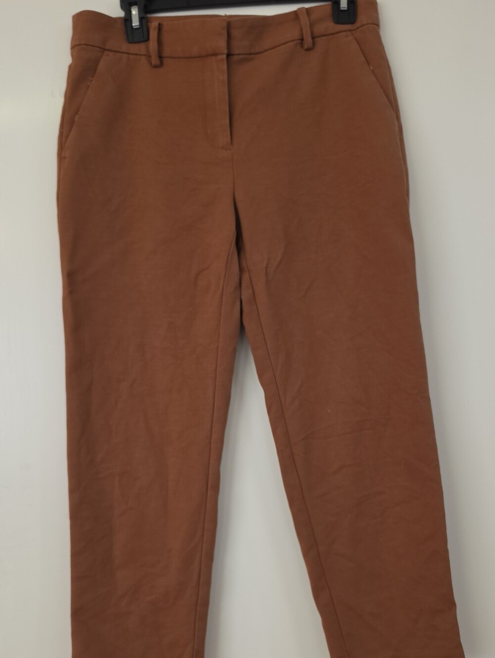 LOFT Outlet Rust Copper Straight-Leg Pants